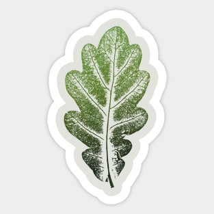 Oak Leaf Sticker